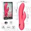 California Dreaming Vibrador con estimulador de clitoris y carga USB
